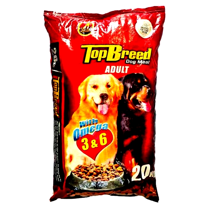 is top breed dog food salty